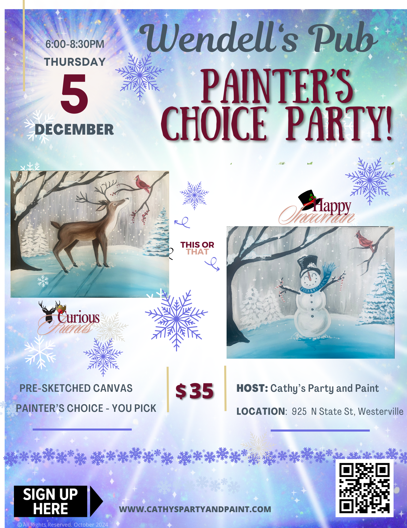 Holiday Paint Party
