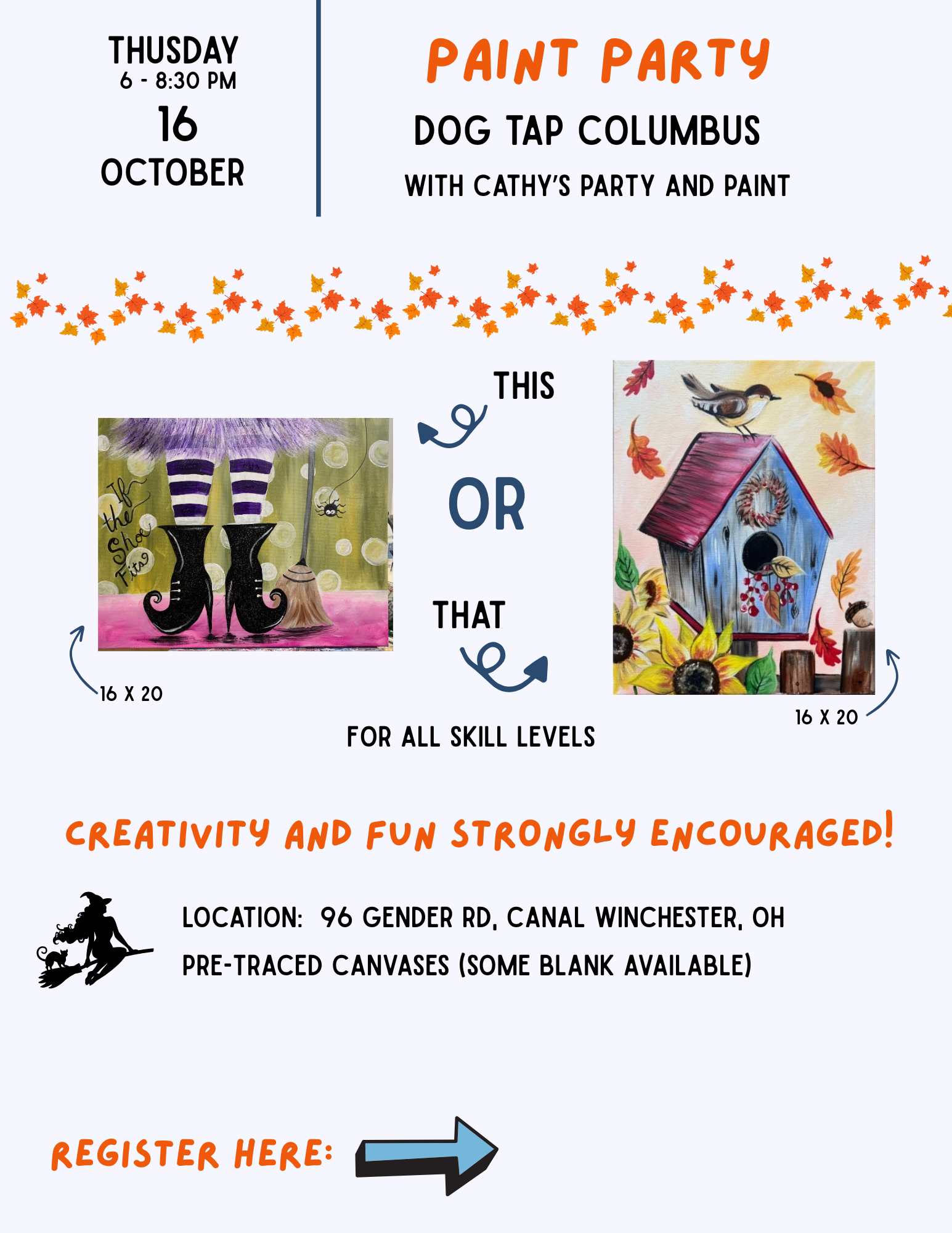 Cathy'S Party And Paint