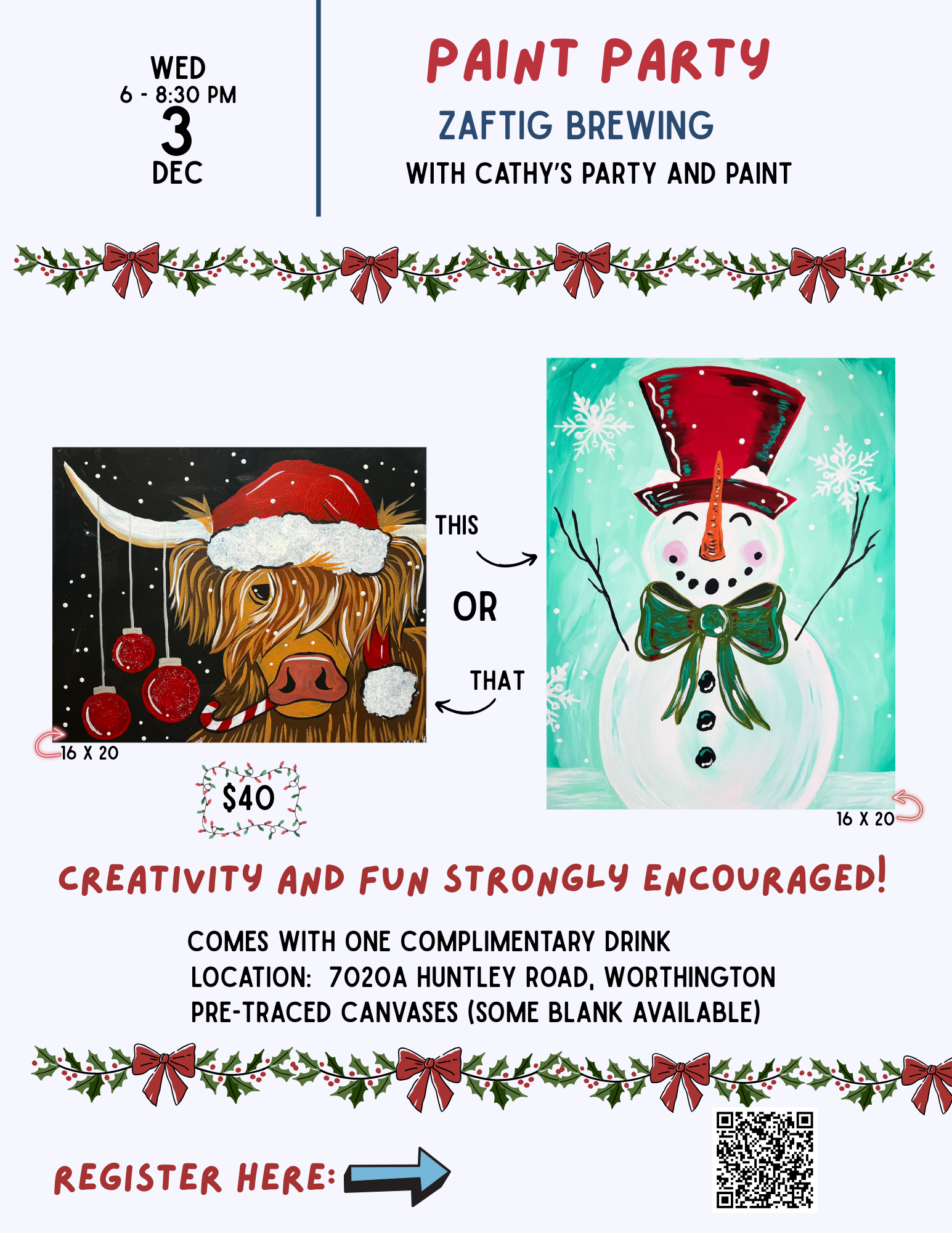 Cathy'S Party And Paint