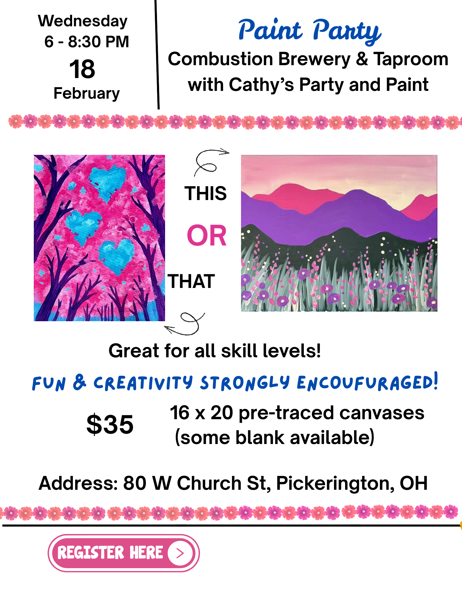 Cathy'S Party And Paint